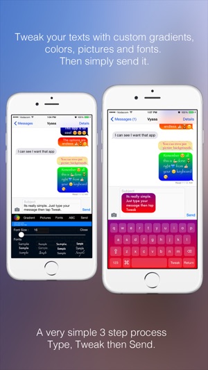 Text Tweaker Keyboard Free - Create Cool Color Message Bubbl(圖4)-速報App