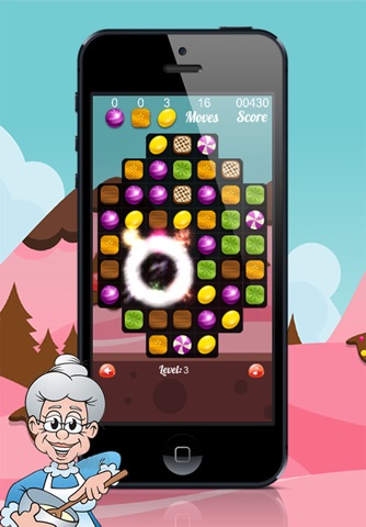 Happy Grandmother. Seriously addictive match3 game! screenshot 2