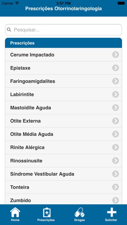 Prescrições Médicas em Otorrinolaringologia