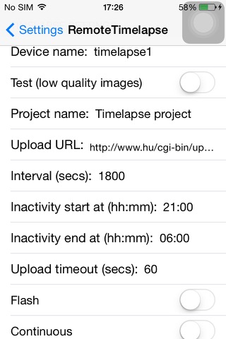 RemoteTimelapse screenshot 3