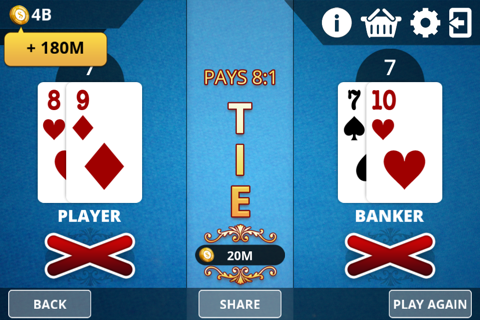 Baccarat - Royal Online Casino screenshot 3