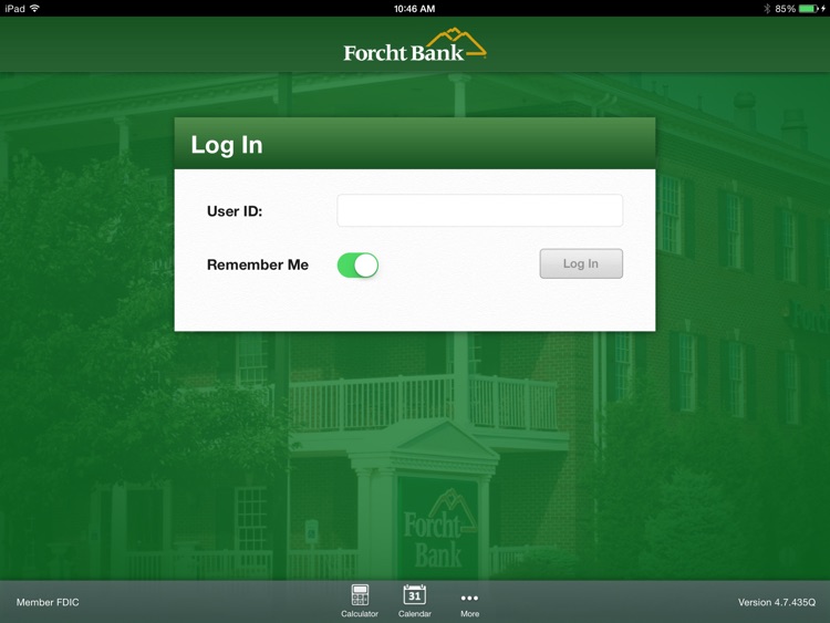 Forcht Bank Mobile Banking for iPad