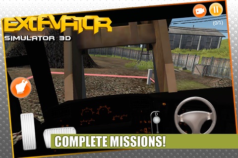 Excavator Driver Simulator 3D screenshot 2