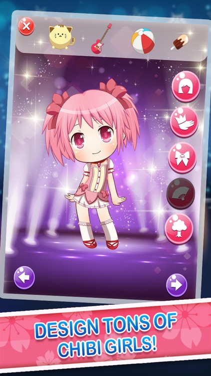 Chibi Nendoroid Dress up : The cocoppa Anime Girls kawaii me Character play love live