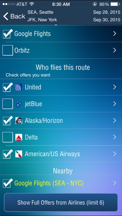 Seattle Airport –Flight Tracker Alaska (SEA) Screenshot 3