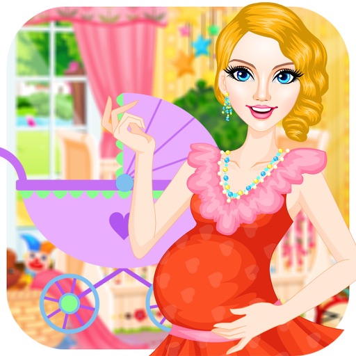 Get Ready for Baby Shower, Dress Up Icon