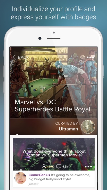 Geeking Chat & Roleplay for Anime & Comics Fans screenshot-4