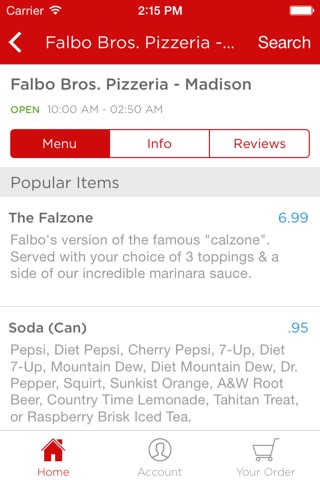 Falbo Bros. Pizzeria powered by EatStreet screenshot 3