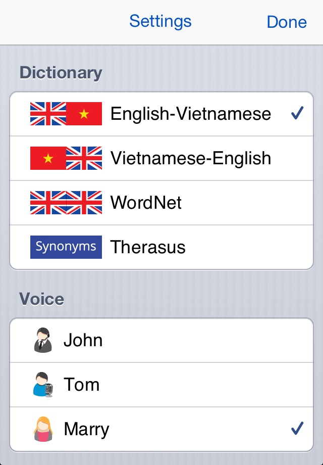 Tu Dien Anh Viet English-Vietnamese Dictionary Free screenshot 4