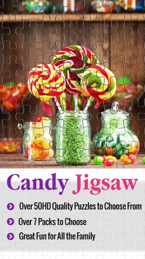 Candy Jigsaw Rush - Puzzle Collection 4 Kids Box(圖1)-速報App