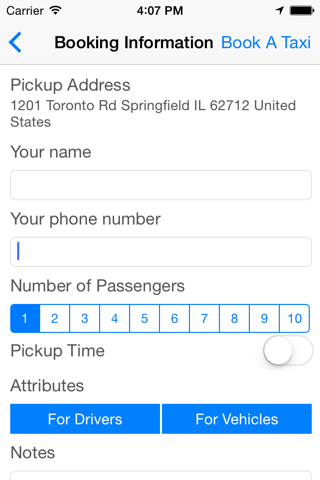 Springfield Yellow Cab screenshot 2