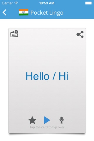 Hindi Pocket Lingo - for trips to India screenshot 3