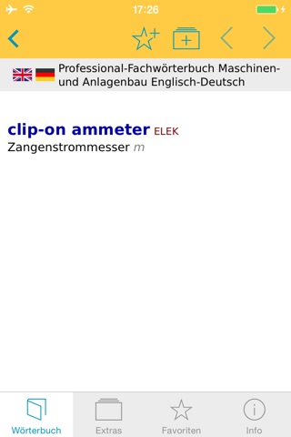 Maschinen- und Anlagenbau Englisch<->Deutsch Fachwörterbuch Professional screenshot 3