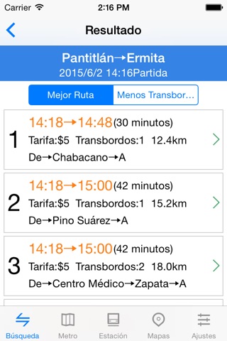 Metro Mexico City Subway screenshot 2