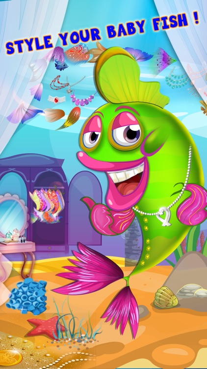 My Baby Fish – Virtual pet care games for kids screenshot-3