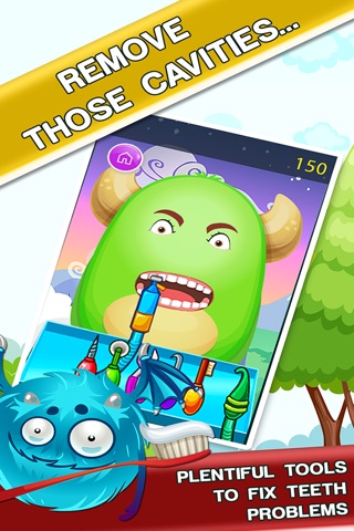 Naughty Monster Dentist - Play Zombie’s Dental Spa & Clinic Game For Kids screenshot 2