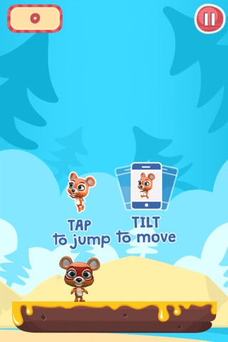 Teddy Bear Jump - Infinite Hunt on Fish Island - Survival Tilt & Run Game screenshot 2