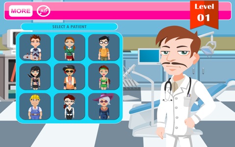 Doctor Dentist – play a dentist doctorin this hospital game for kids, and take care of your patients screenshot 3