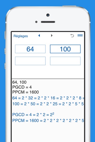 GCD and LCM screenshot 2