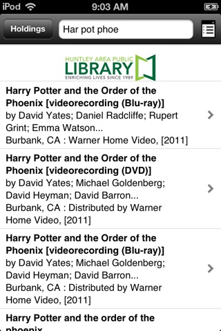 Huntley Area Public Library screenshot 2