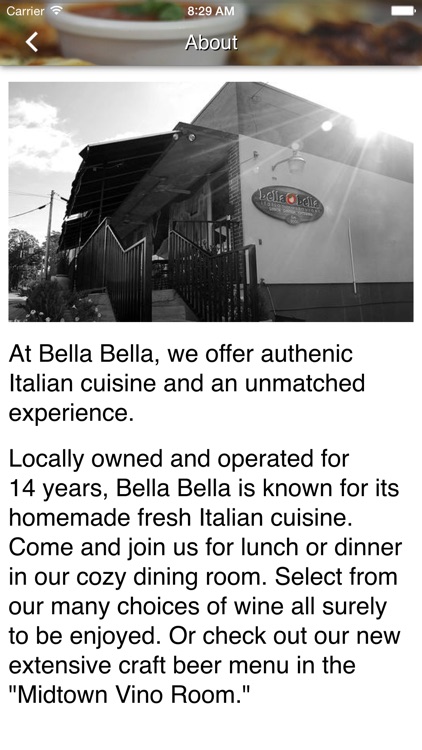 Bella Bella Italian Restaurant