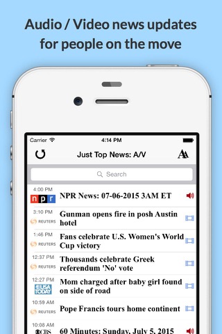 Just Top News: News You Need to Know! screenshot 2