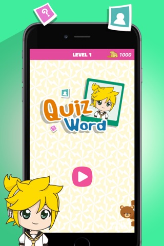 Quiz Word for Anime Fan of Vocaloid Edition - Best Manga Trivia Game Free screenshot 4