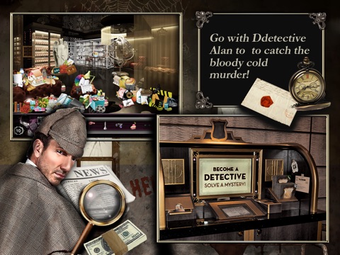Hidden Sherlock Holmes' File - hidden objects puzzle game screenshot 2