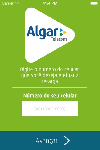 Recarga Algar Telecom screenshot 3