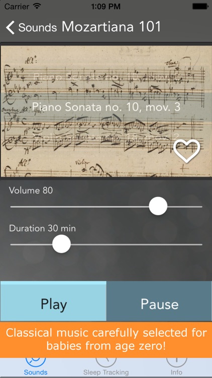 Sound Sleeper - Tot Conservatory: white noise and classical music for babies and their parents screenshot-3