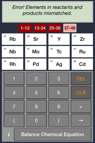 Chemistry Equation Balancing Calculator Free screenshot 3