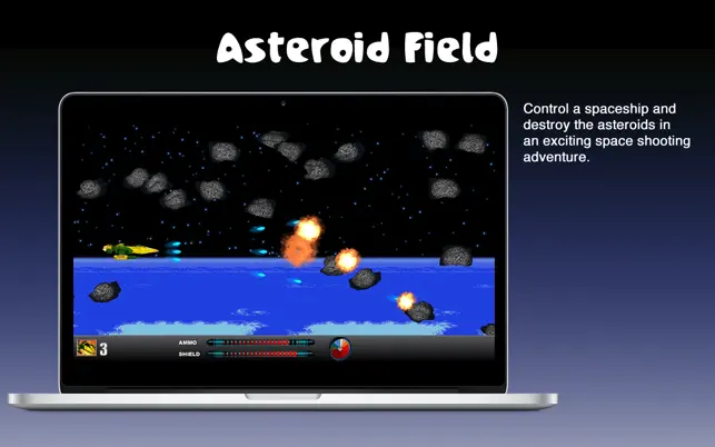 Asteroid Field, game for IOS