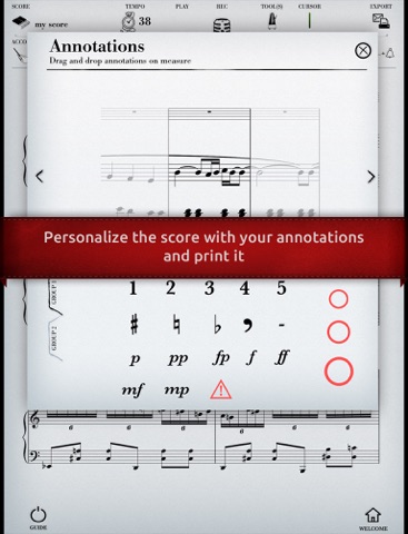 Ravel – Concerto en sol, 2ème mouvement (partition interactive pour piano) screenshot 4