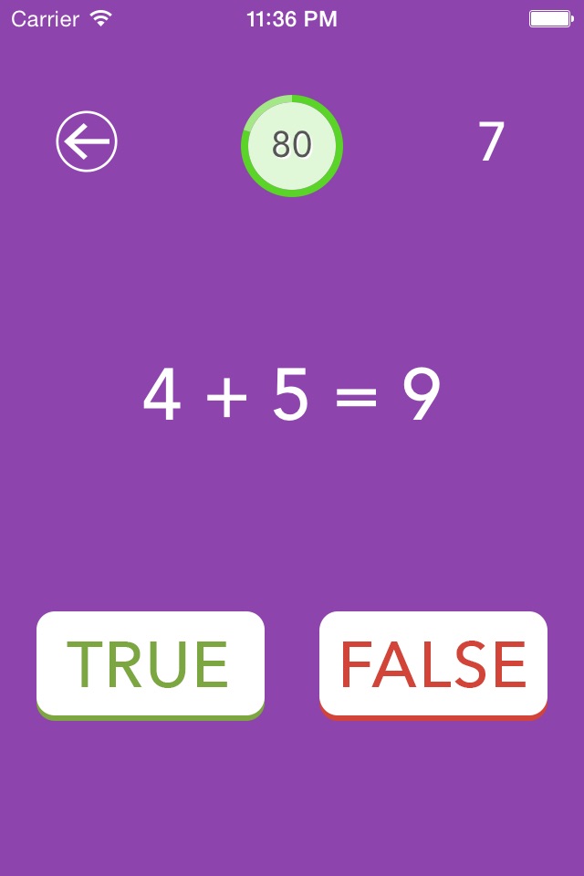 1s Speed Math screenshot 3