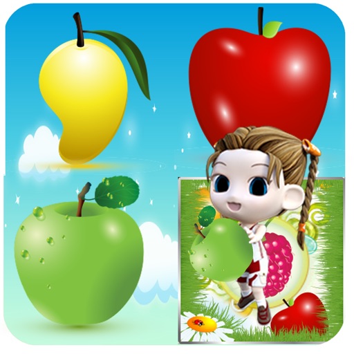 Fruits memo preschooler education game for kids iOS App