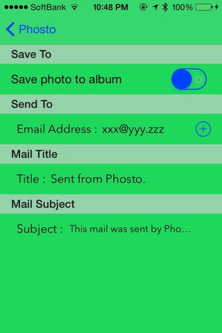 Phosto - Take Photo and Send by Email screenshot 2