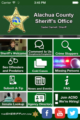 Alachua County FL Sheriff's Office screenshot 2