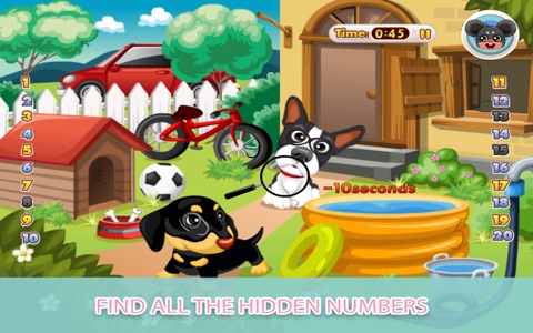 Doggy Numbers – Puzzle game with funny dogs for sweet little kids screenshot 3