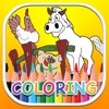 Colouring Farm Animals Pages for Kids Game