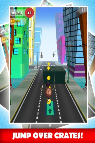 Turtle Hero Runner City Dash Jump Adventure Escape 3D Pro screenshot 2