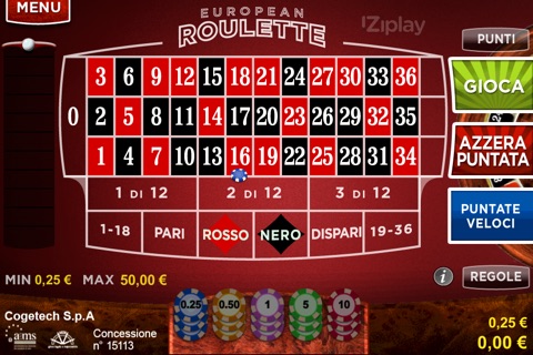 iZiplay Roulette screenshot 2