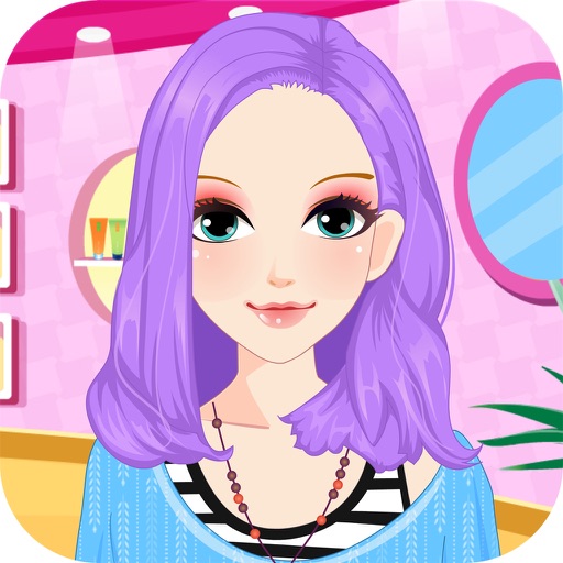 New Hairstyles Salon HD - The hottest girl hair salon game for girls and kids! iOS App