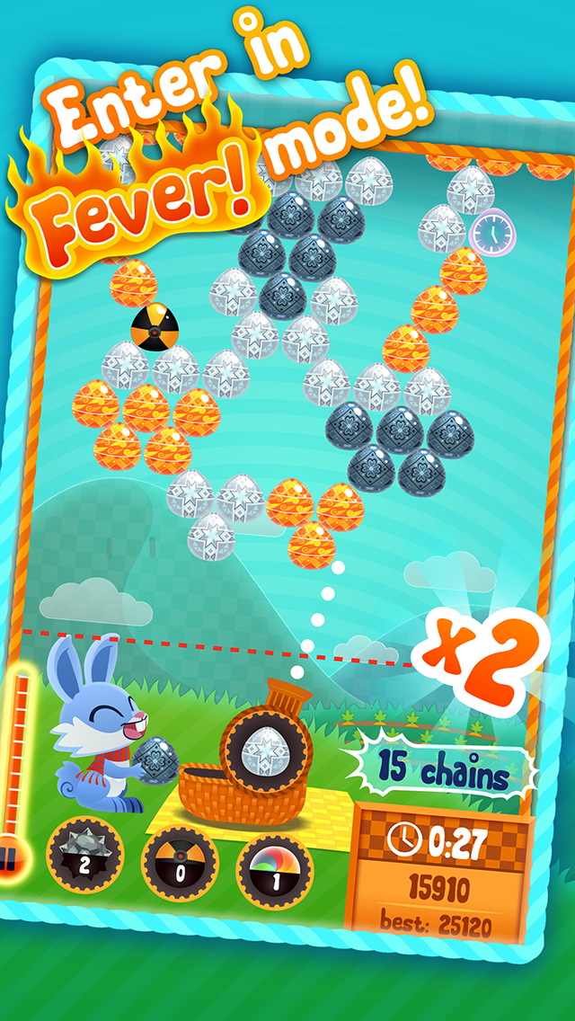 Bunny Bubble Shooter - Egg Shooting Game iPhone App