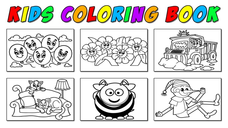 Kids Coloring Book.