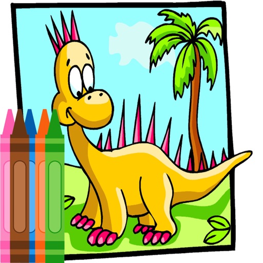 Dinosaur Coloring Book For Kid Free Education Game