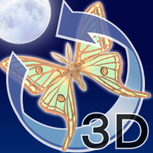 The 3D昆虫 世界の美しい蛾 for iPhone