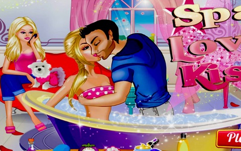 Lovers Kissing at Spa Salon screenshot 2