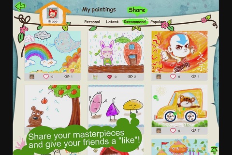 Kippo's Art Lessons - Finish the Drawing screenshot 3