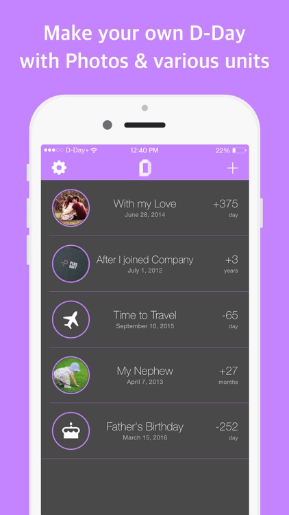 D-Day+ (anniversary, widget) screenshot-0
