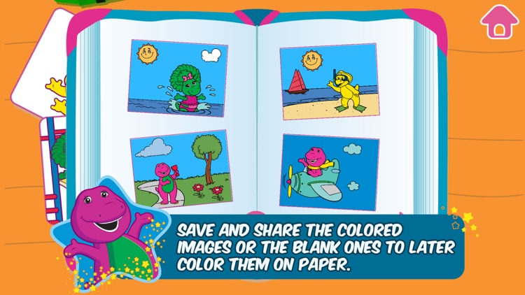 Color with Barney